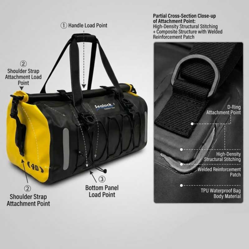 ผู้ผลิตกระเป๋า Duffel กันน้ำสำหรับผู้ซื้อขายส่งทั่วโลก