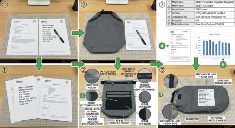 ปกป้องการออกแบบของคุณเมื่อผลิตกระเป๋ากันน้ำในประเทศจีน