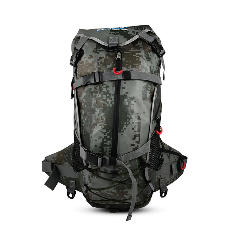 กระเป๋าเป้กันน้ำสำหรับเดินป่า Camo 35 Liter