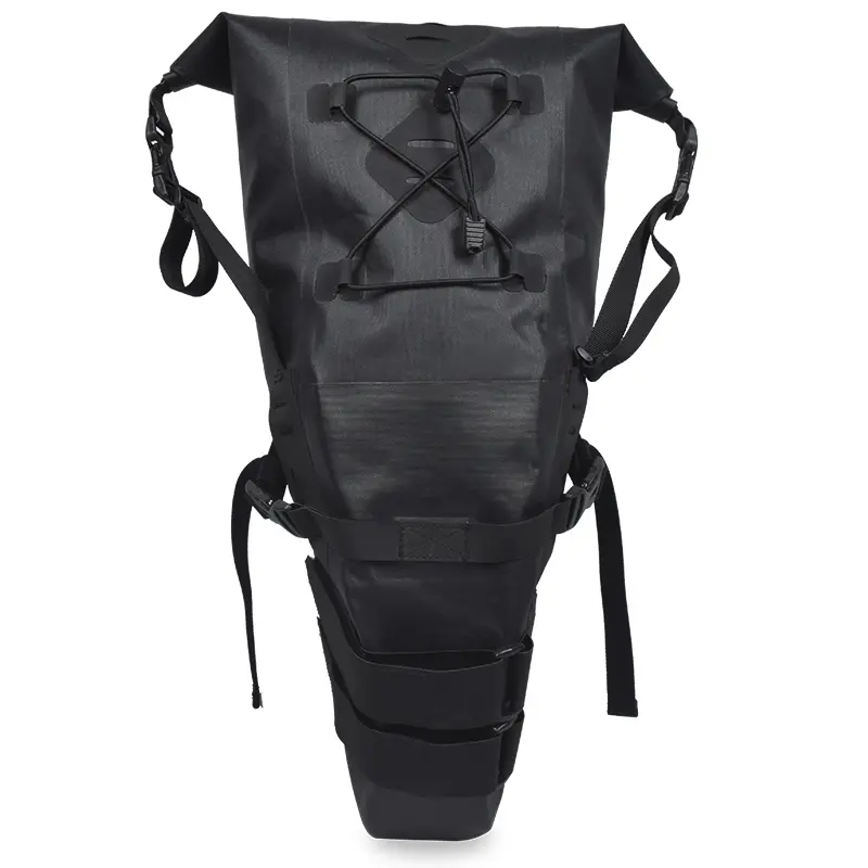 กระเป๋าอาน Bikepacking กันน้ำพร้อมฝาปิดแบบม้วนด้านบน